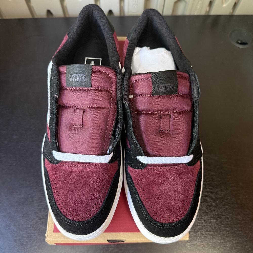 Vans Lowland 2.0 Skate Sneakers Shoes Red Black Men's Size 10.5 - VN000D6R2Q1 - Picture 5 of 9